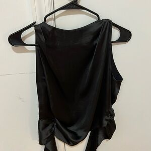 Zara black top with open back